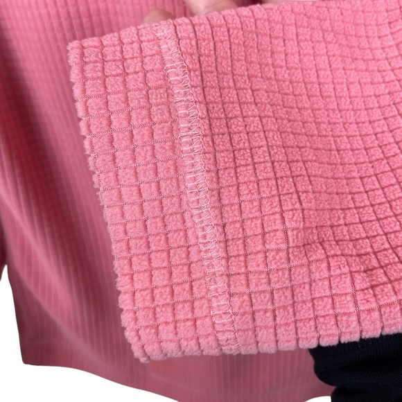 Southern Marsh FieldTec Quarter Zip Waffle Fleece Pullover Pink + Blue Size S - Picture 7 of 13